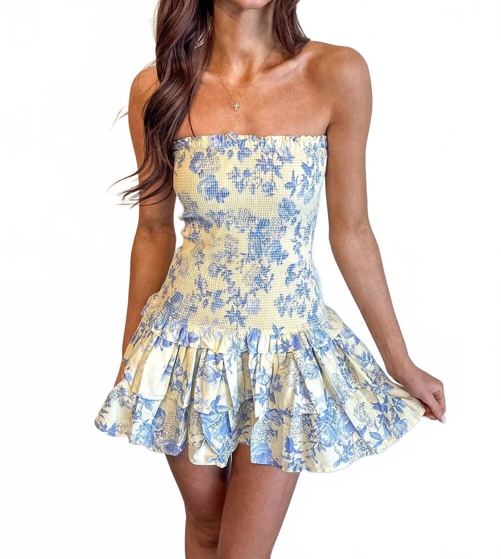 NEW ADELINE addison dress in light yellow